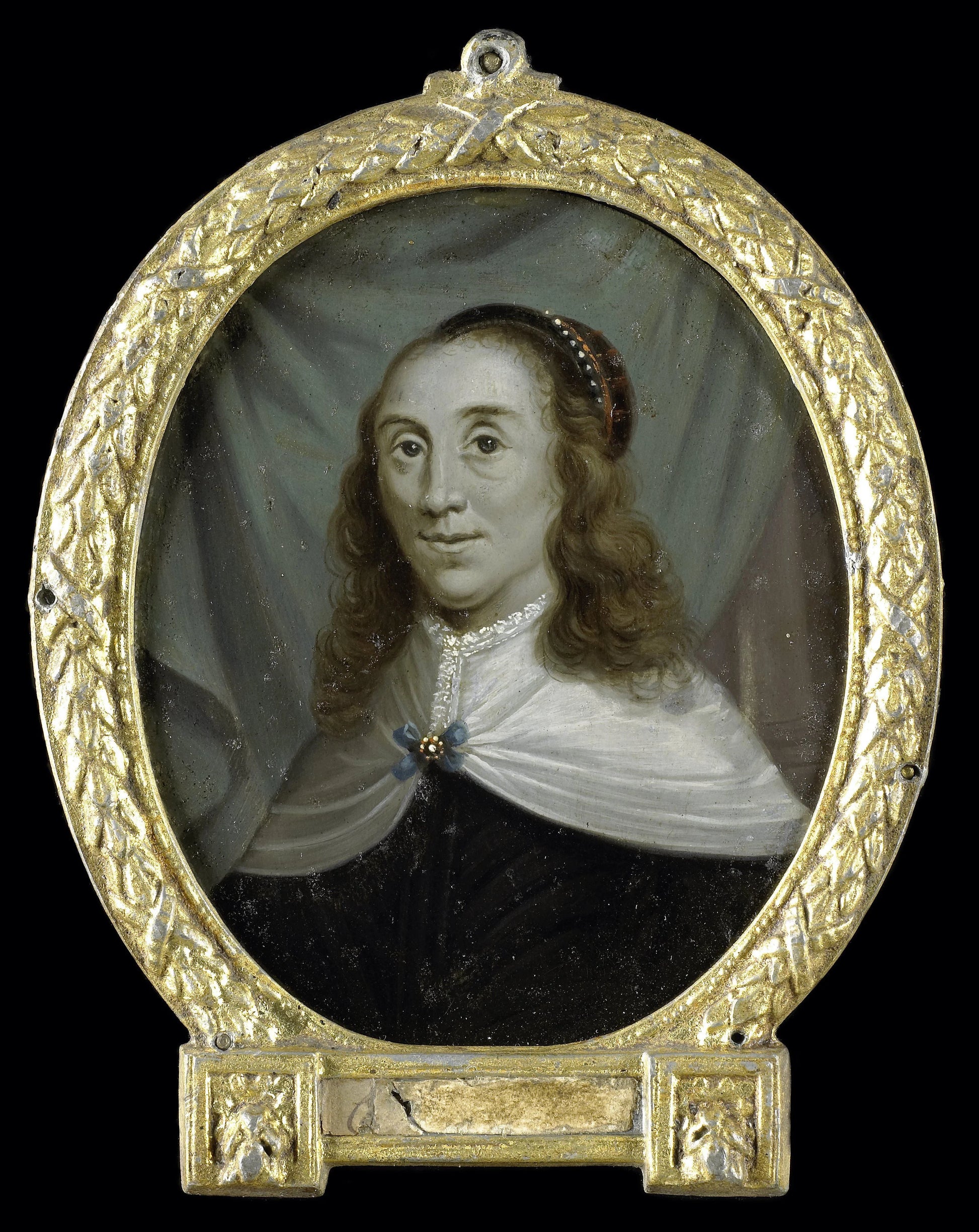 Portrait of Sibylle van Griethuysen, Poet in Groningen – Arnoud van Halen Vintage Portrait Art Print | Wall Art Poster