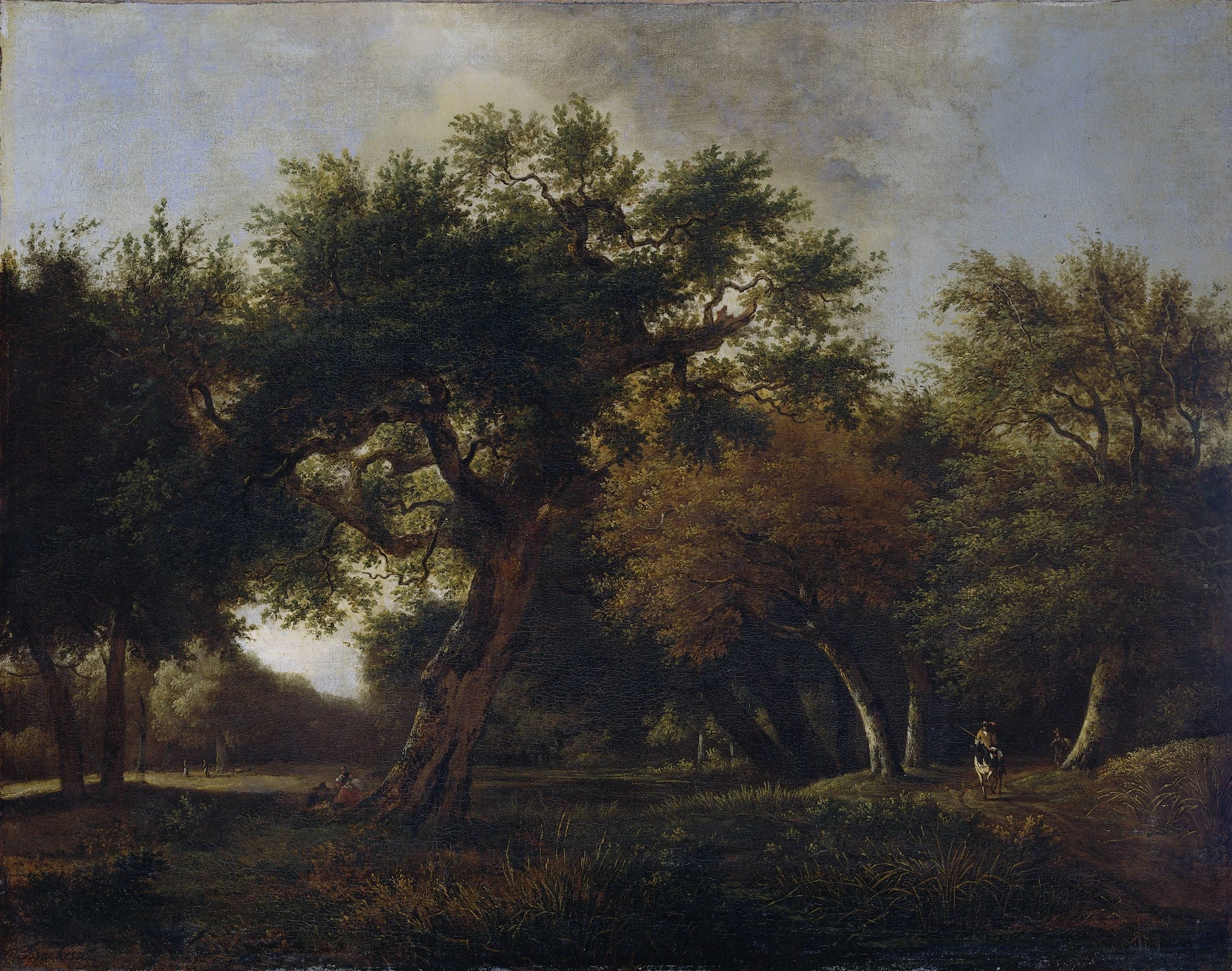 View in the Woods – Jan van Kessel (1641-1680) Vintage Landscape Art Print | Wall Art Poster