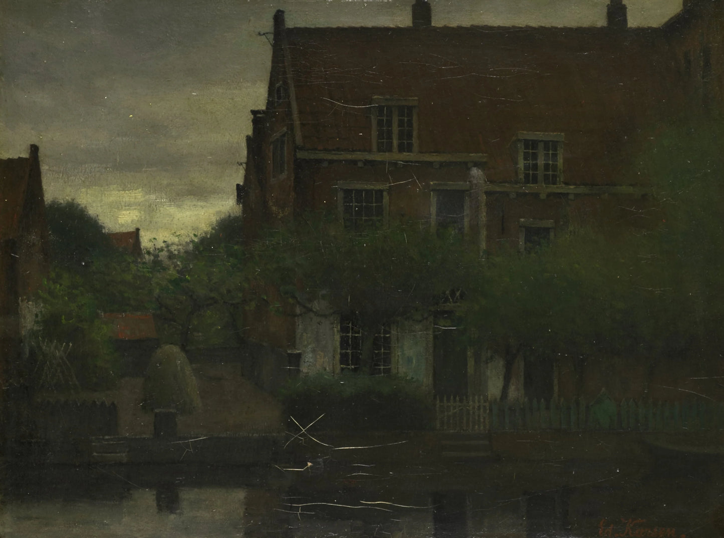 Overcast Day – Eduard Karsen Vintage Art Print | Wall Art Poster