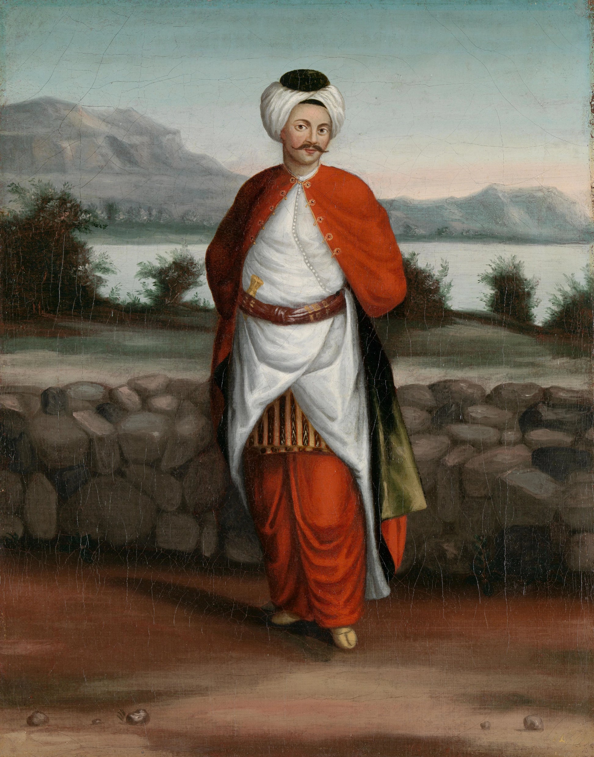 Choadar, Servant of the Ambassador – atelier van Jean Baptiste Vanmour Vintage Art Print | Wall Art Poster