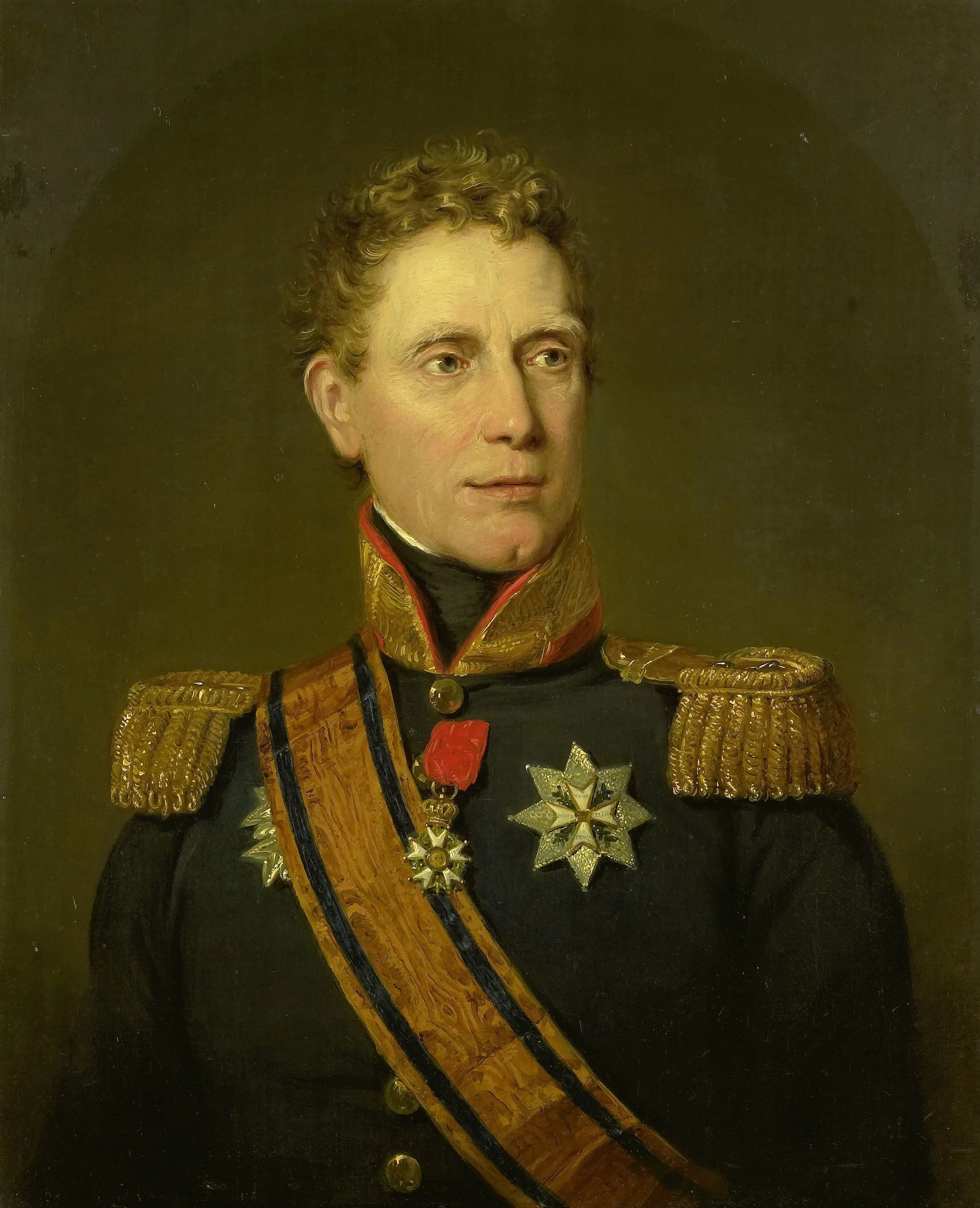 Portrait of Jonkheer Jan Willem Janssens, Governor of the Cape Colony and Governor-General of the Dutch East Indies – Jan Willem Pieneman Vintage Portrait Art Print | Wall Art Poster
