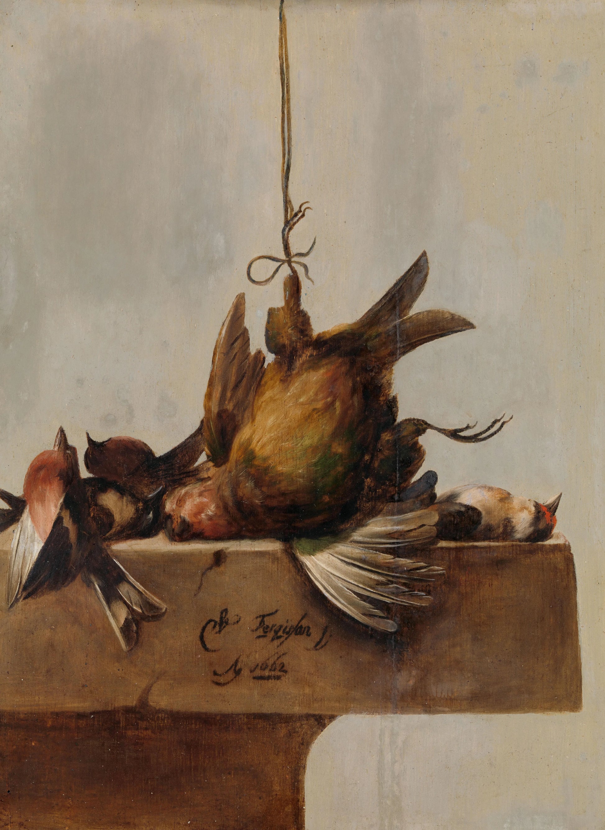 Still Life with Birds – William Gowe Ferguson Vintage Still Life Art Print | Wall Art Poster