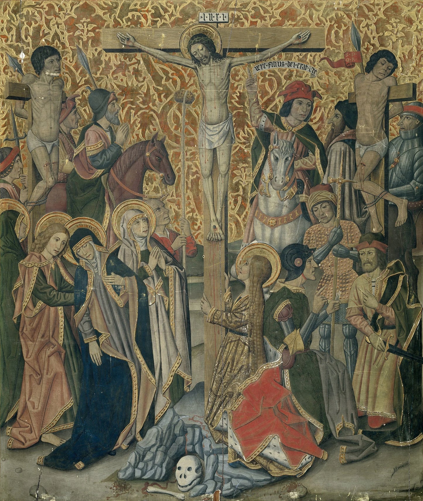 Calvary – attributed to workshop of Pablo Vergós Vintage Art Print | Wall Art Poster