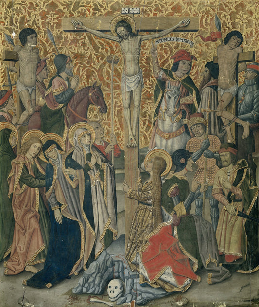 Calvary – attributed to workshop of Pablo Vergós Vintage Art Print | Wall Art Poster