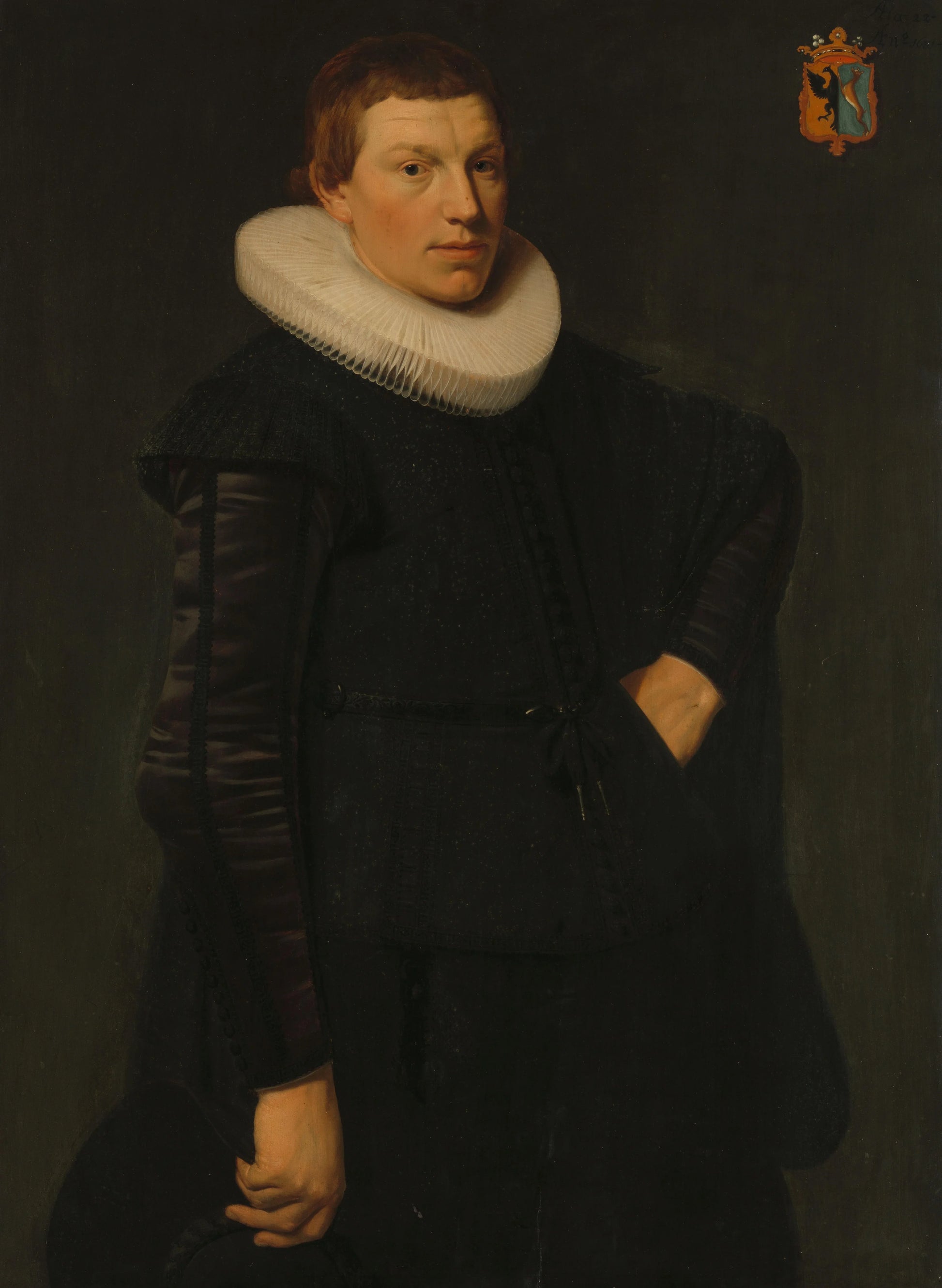 Portrait of Reijnier Ottsz Hinlopen (1608/09-1653) – anoniem Vintage Portrait Art Print | Wall Art Poster