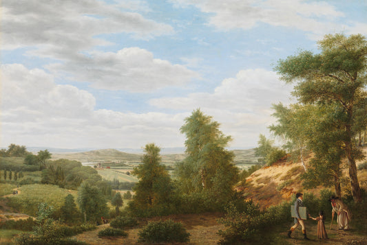 View of the Plain of Montmorency near Saint-Leu-la-Forêt – Pieter Rudolph Kleijn Vintage Landscape Art Print | Wall Art Poster