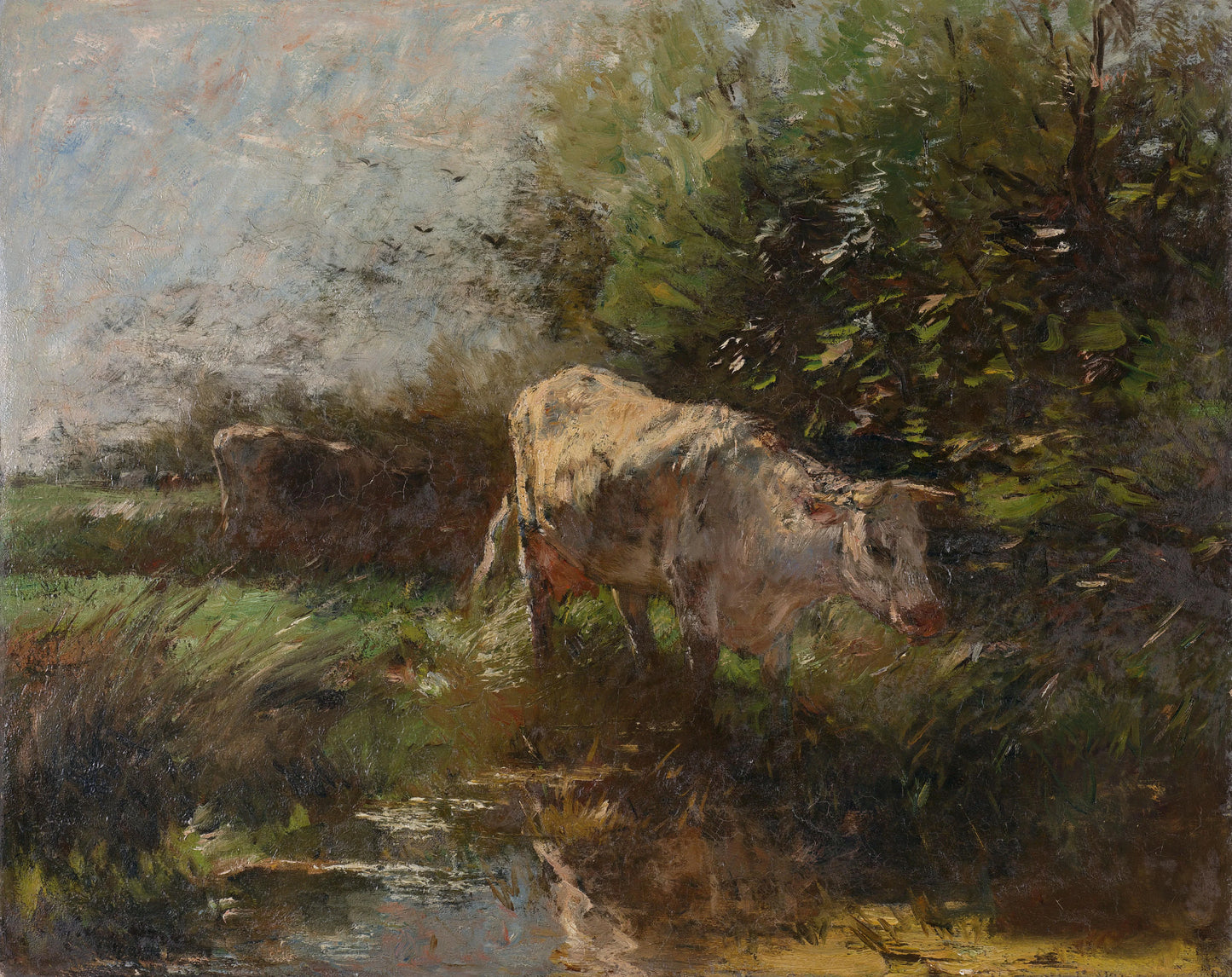 Meadow with Cows – Willem Maris Vintage Landscape Art Print | Wall Art Poster