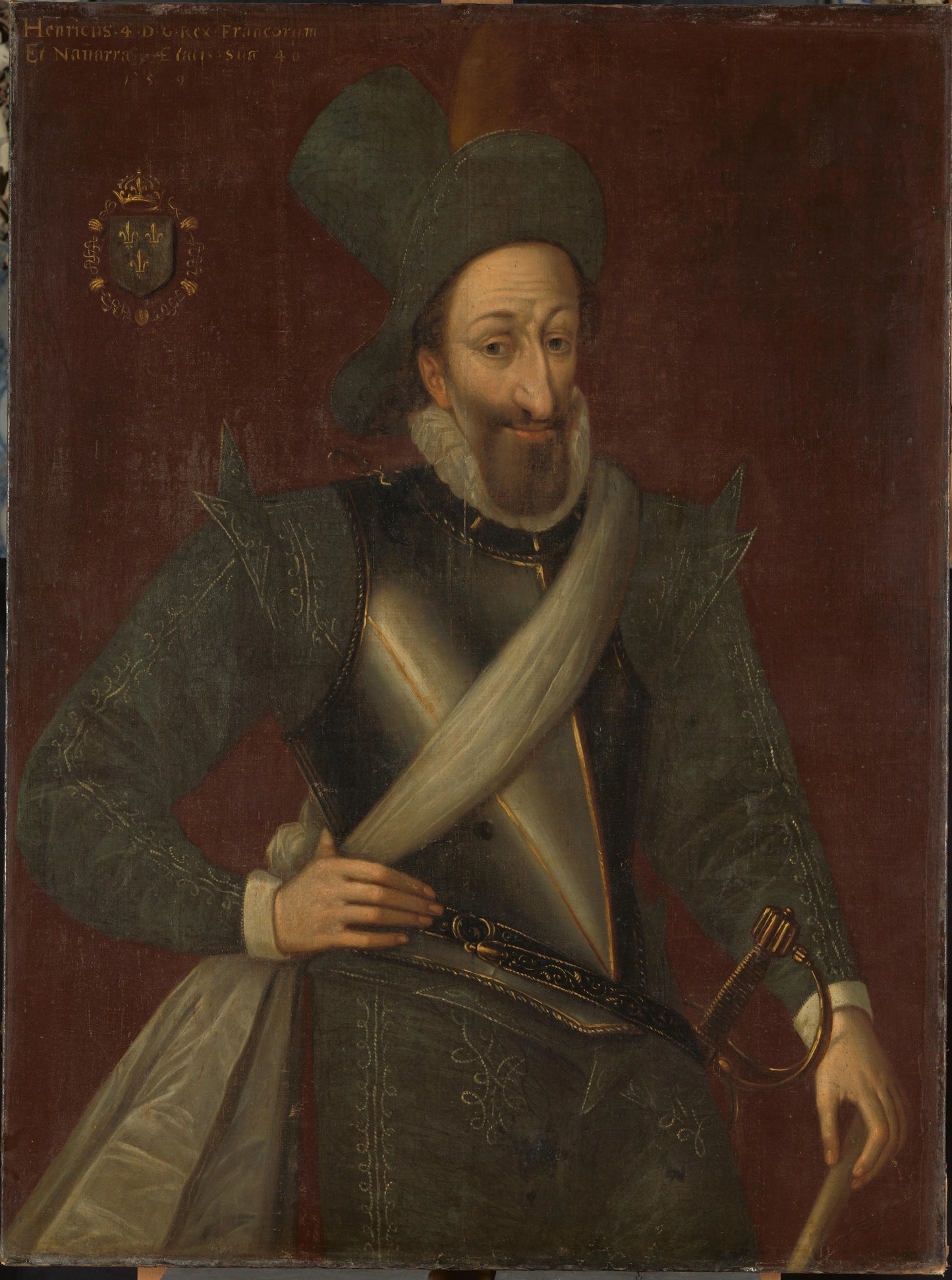 Henri IV (1553-1610), King of France – manier van Jacob Bunel Vintage Art Print | Wall Art Poster