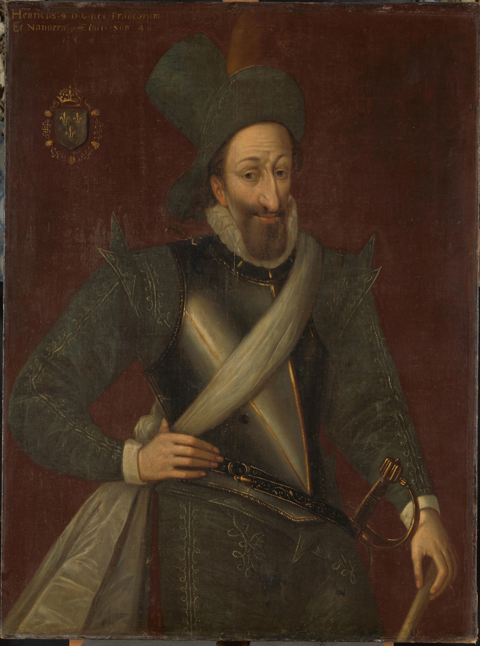 Henri IV (1553-1610), King of France – manier van Jacob Bunel Vintage Art Print | Wall Art Poster