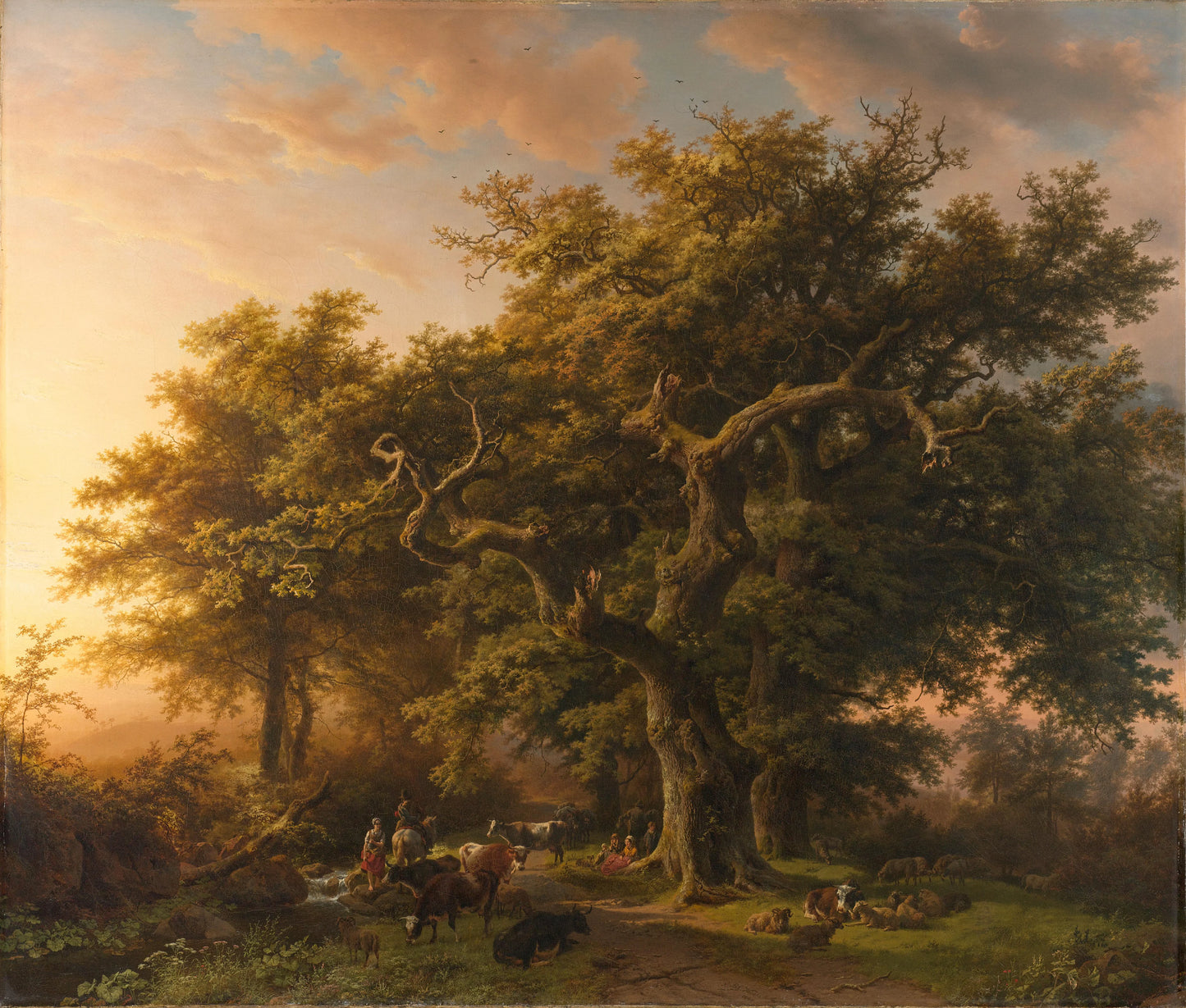 Forest Scene – Barend Cornelis Koekkoek Vintage Landscape Art Print | Wall Art Poster