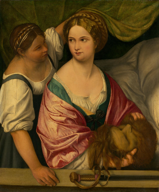Judith with the Head of Holofernes – circle of Pordenone Vintage Art Print | Wall Art Poster