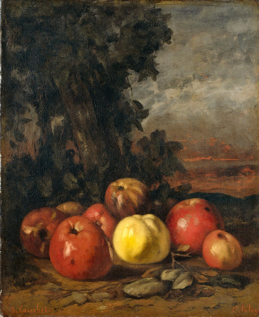 Still Life with Apples – Gustave Courbet Vintage Still Life Art Print | Wall Art Poster