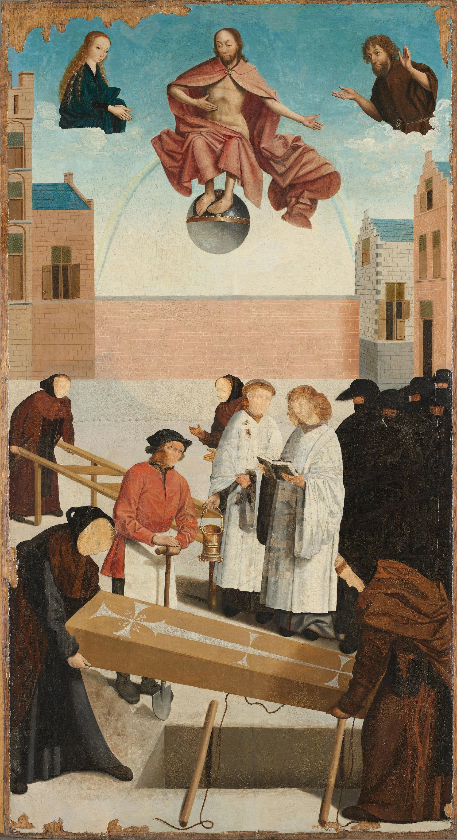 The Seven Works of Mercy – Meester van Alkmaar Vintage Cityscape Art Print | Wall Art Poster
