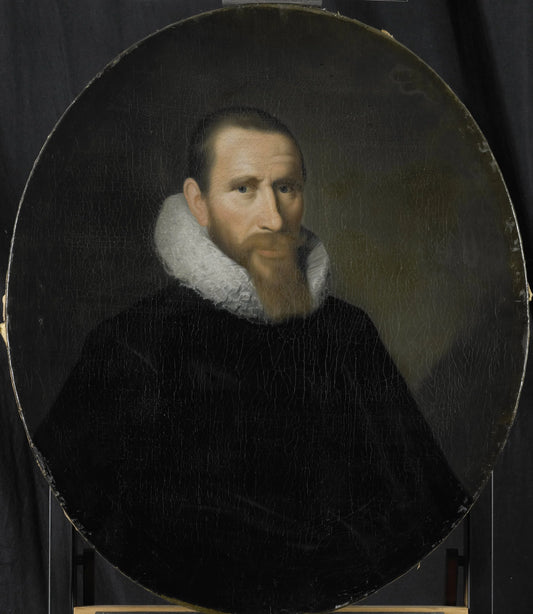 Portrait of Joost van Coulster, Director of the Rotterdam Chamber of the Dutch East India Company, elected 1630 – Pieter van der Werff Vintage Portrait Art Print | Wall Art Poster