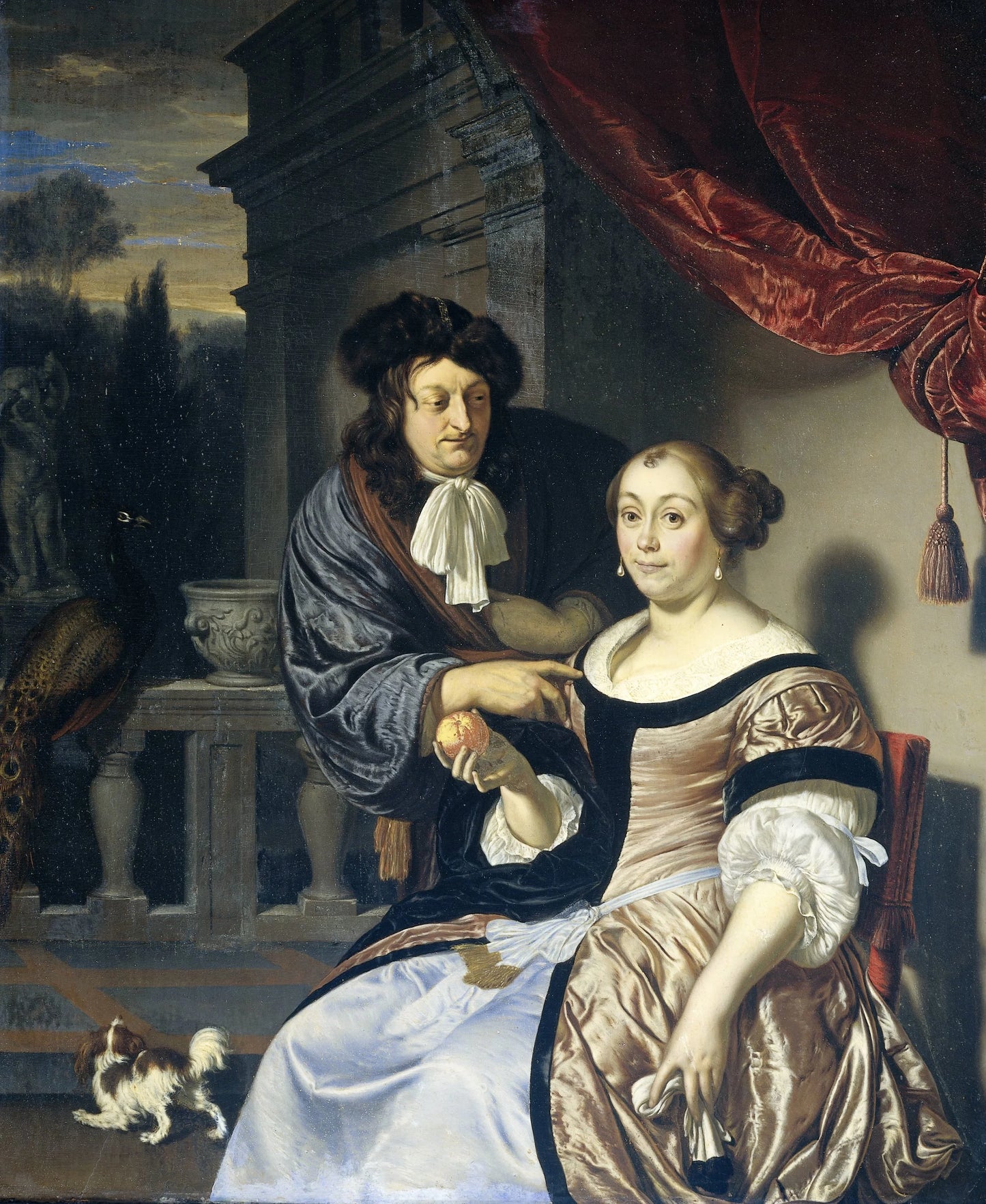 A Man and a Woman – Frans van Mieris (I) Vintage Art Print | Wall Art Poster