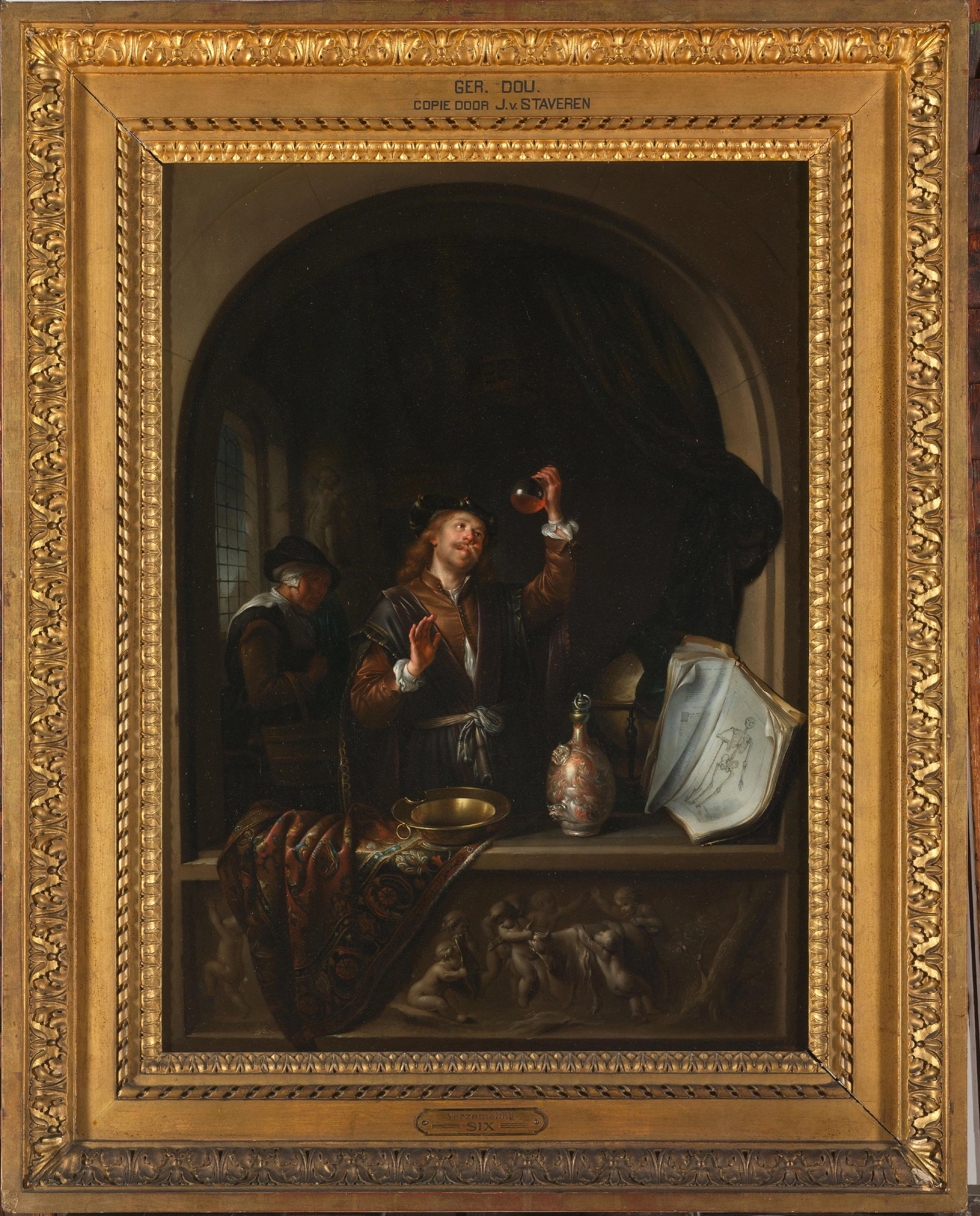The Doctor – workshop of Gerrit Dou Vintage Art Print | Wall Art Poster