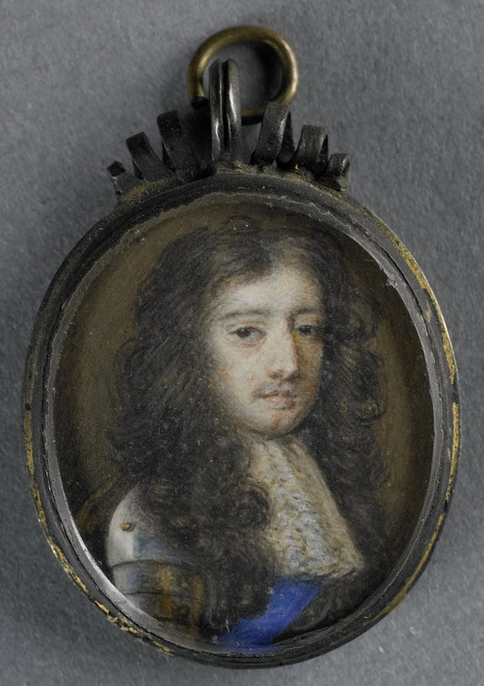 Willem III (1650-1702), prins van Oranje – toegeschreven aan Richard Gibson Vintage Art Print | Wall Art Poster