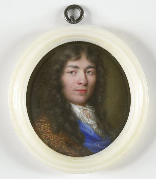 Portret van een man – Jean Petitot (le vieux) Vintage Portrait Art Print | Wall Art Poster