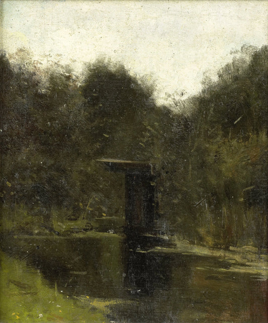Corner of a Pond near Breukelen – Richard Nicolaüs Roland Holst Vintage Landscape Art Print | Wall Art Poster