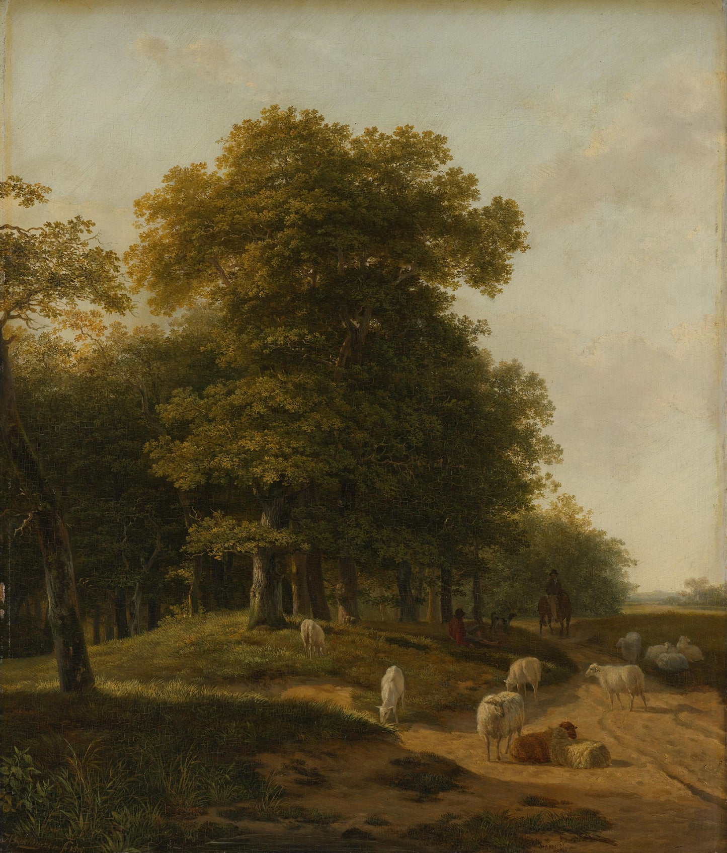 Gelder Landscape – Hendrikus van de Sande Bakhuyzen Vintage Landscape Art Print | Wall Art Poster