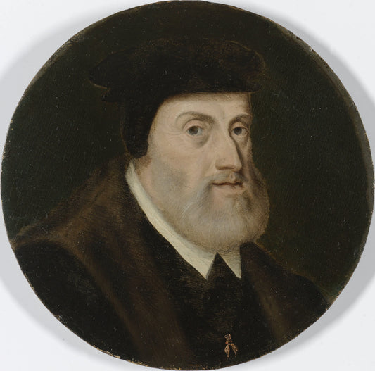 Portrait of Charles V, Holy Roman Emperor – anonymous Vintage Portrait Art Print | Wall Art Poster