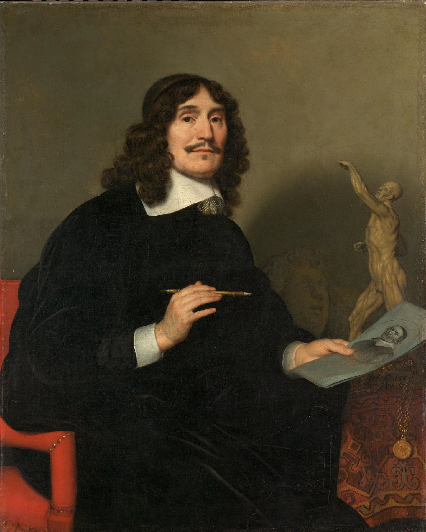 Self Portrait – Gerard van Honthorst Vintage Self-Portrait Art Print | Wall Art Poster