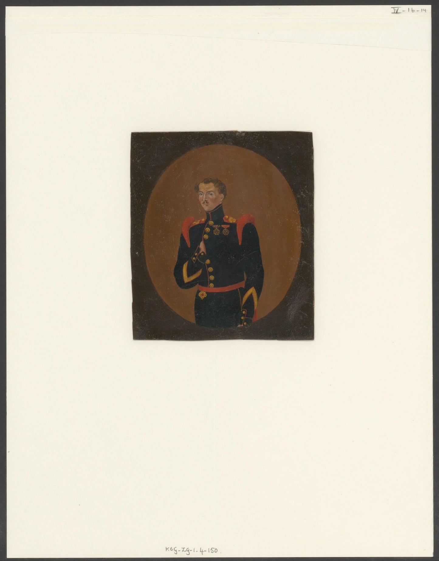 Portret van Johannes Otto van Setten – anonymous Vintage Art Print | Wall Art Poster