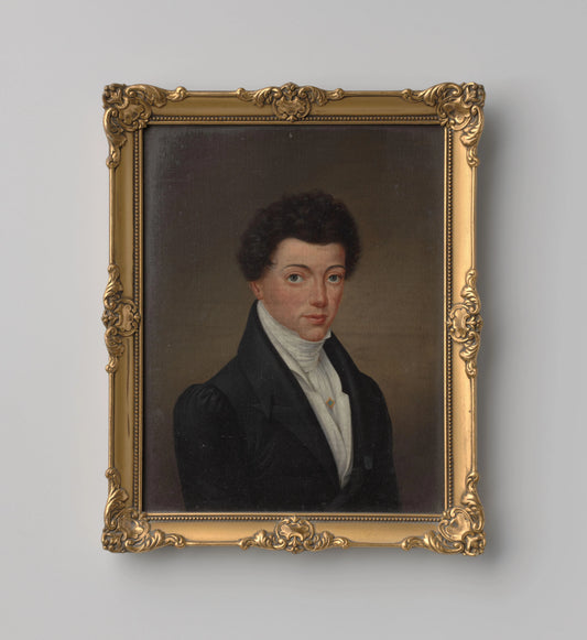 Hendrik Maurits Wolf de Friderici (1818-1841) – anoniem Vintage Portrait Art Print | Wall Art Poster