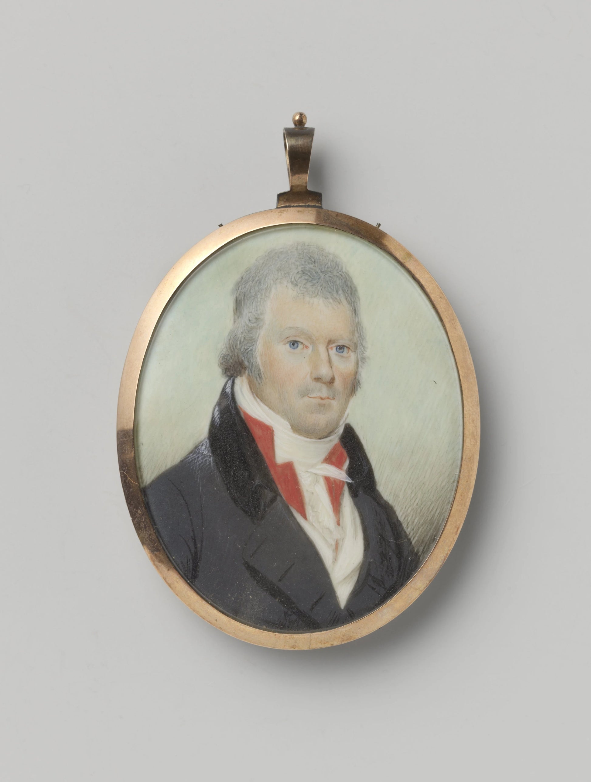Ovalen portretminiatuur van Mattheus Sigismundis Schuster (1757-1826) – anoniem Vintage Art Print | Wall Art Poster