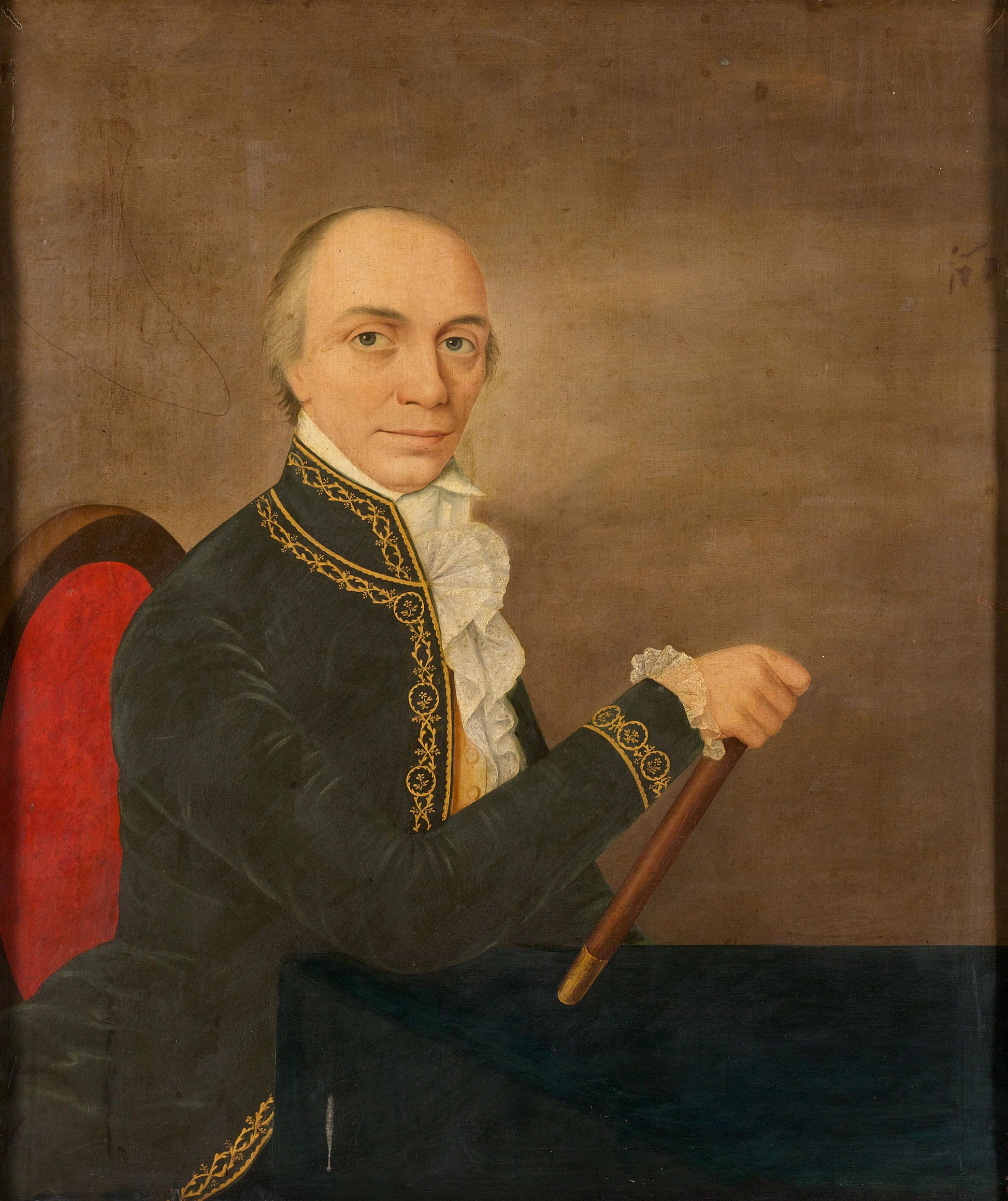 Portrait of Johannes Siberg, Governor-General of the Dutch East Indies – anonymous Vintage Portrait Art Print | Wall Art Poster