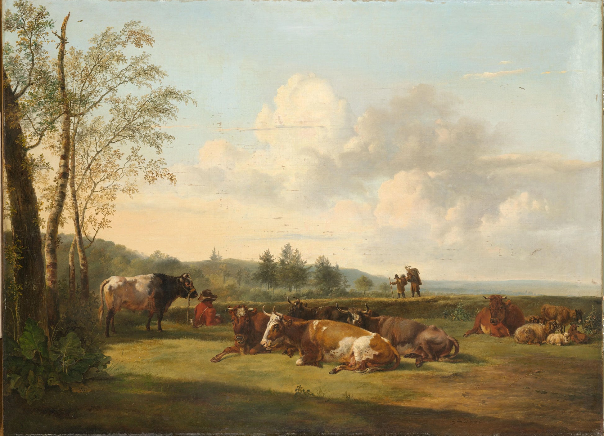 Landscape with Cattle – Pieter Gerardus van Os Vintage Landscape Art Print | Wall Art Poster