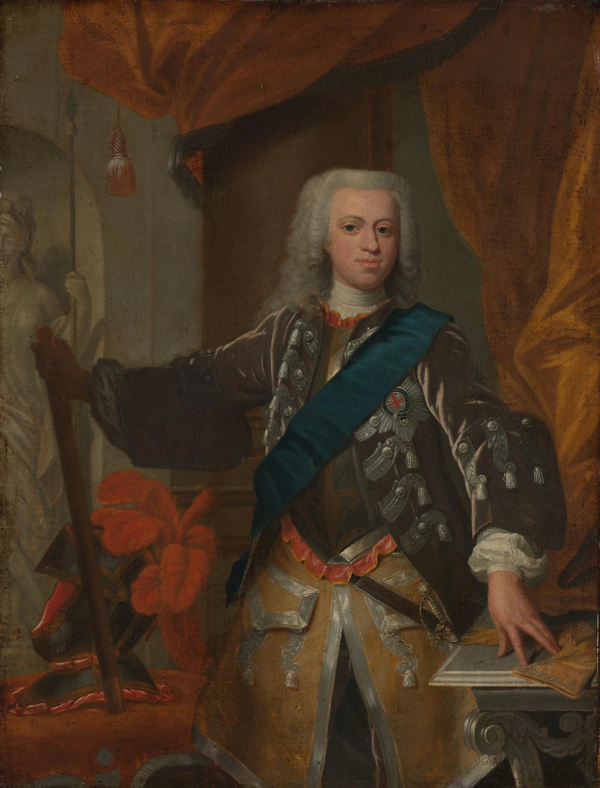 William IV (1711-51), Prince of Orange – toegeschreven aan Hans Hysing Vintage Portrait Art Print | Wall Art Poster