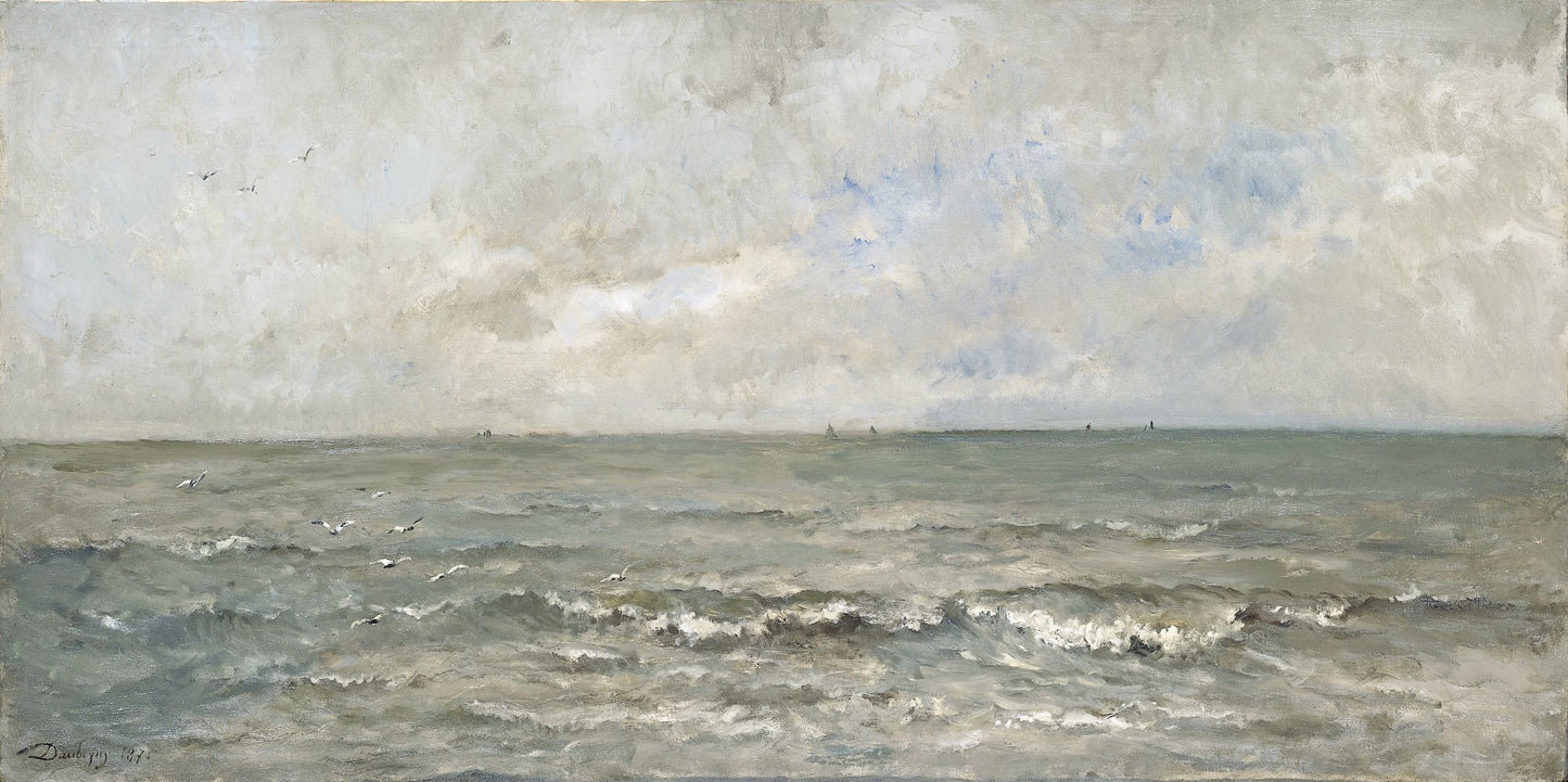 Seascape – Charles-François Daubigny Vintage Seascape Art Print | Wall Art Poster