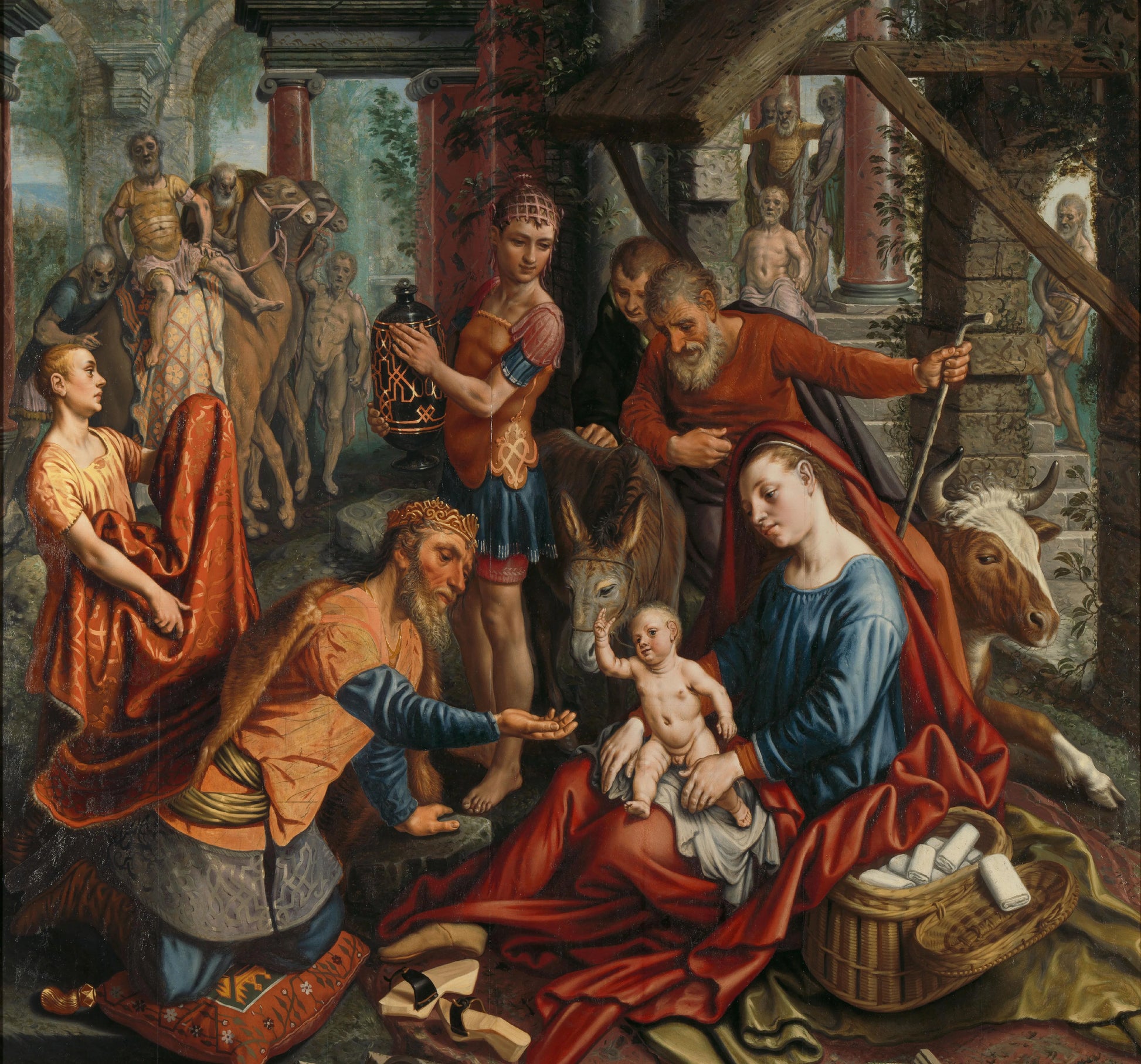 The Adoration of the Magi – Pieter Aertsen Vintage Art Print | Wall Art Poster