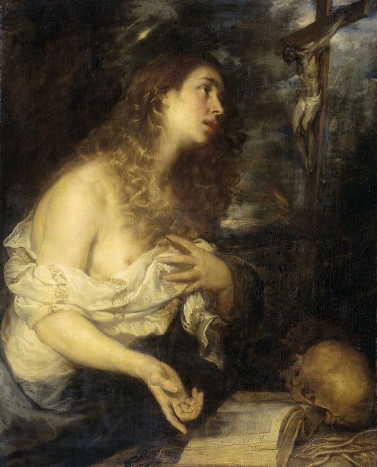 The Penitent Mary Magdalene – Mateo Cerezo (II) Vintage Art Print | Wall Art Poster