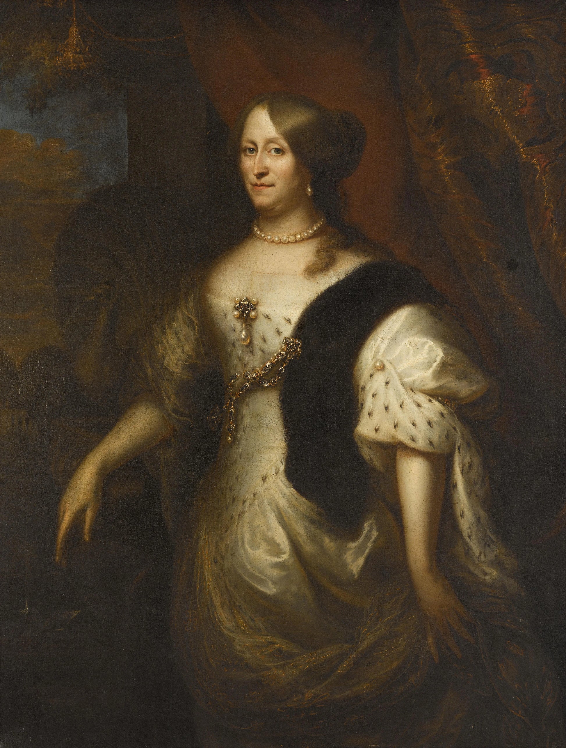 Cornelia Teding van Berkhout (1614-80), Wife of Maerten Harpertsz Tromp – Jan Lievens Vintage Portrait Art Print | Wall Art Poster