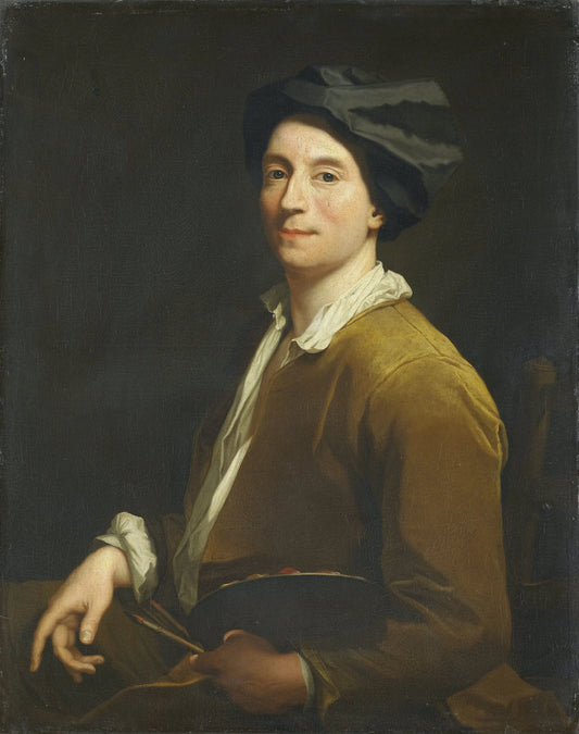 Portrait of a Painter, probably a Self Portrait – Christoffel Lubienitzki Vintage Self-Portrait Art Print | Wall Art Poster