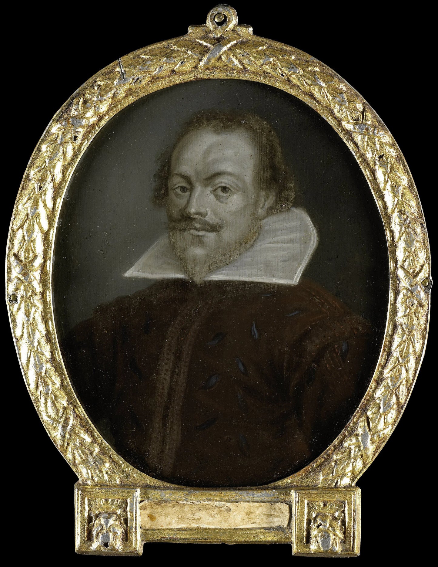 Portrait of Florentius Schoonhoven, Poet in Latin, Burgomaster of Gouda – Arnoud van Halen Vintage Portrait Art Print | Wall Art Poster
