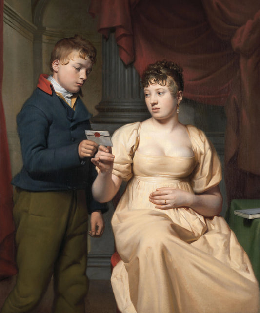 The Love Letter – Willem Bartel van der Kooi Vintage Art Print | Wall Art Poster