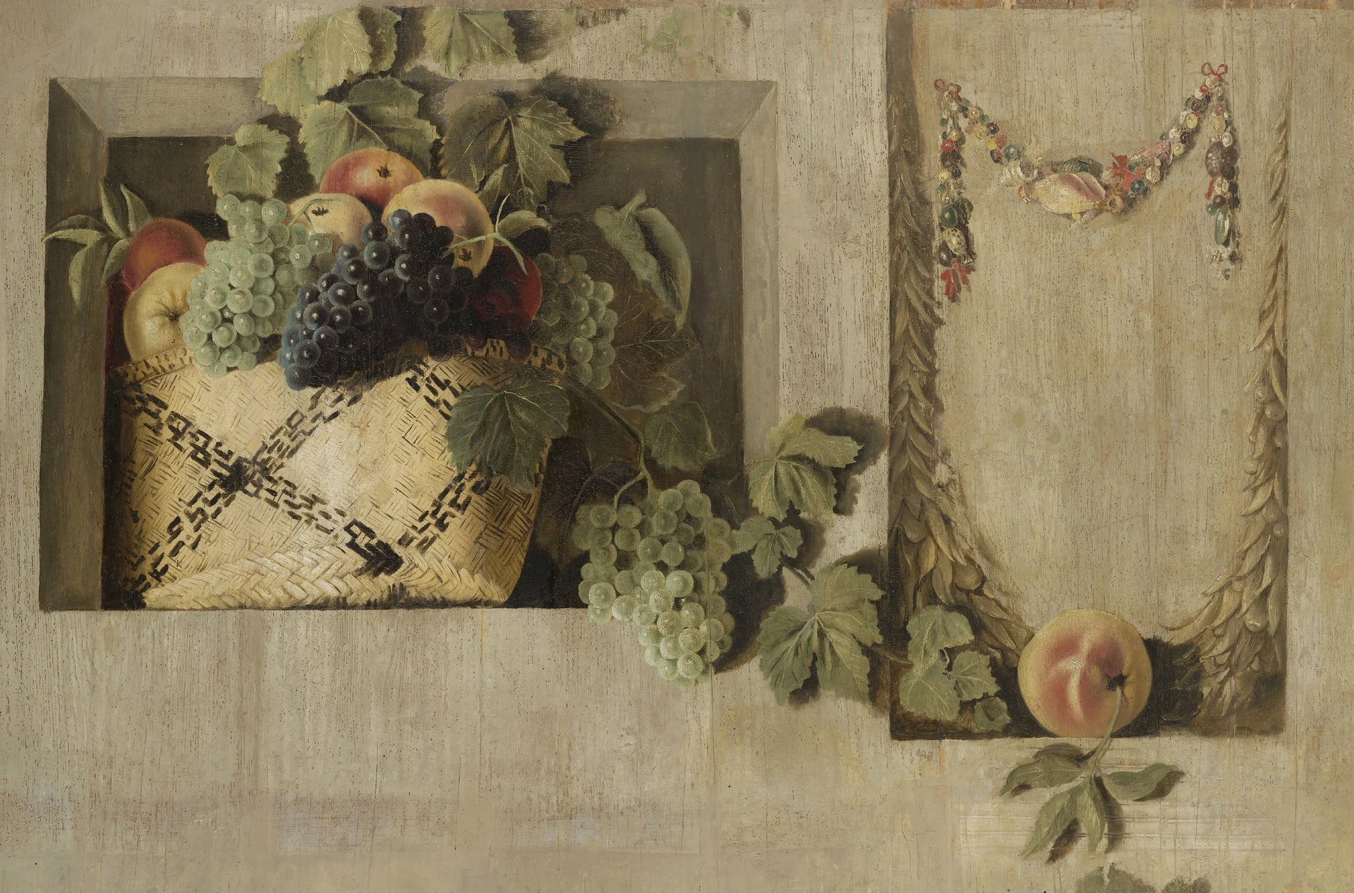 Still Life with Fruit and Flower Garlands – Jacob van Campen Vintage Still Life Art Print | Wall Art Poster