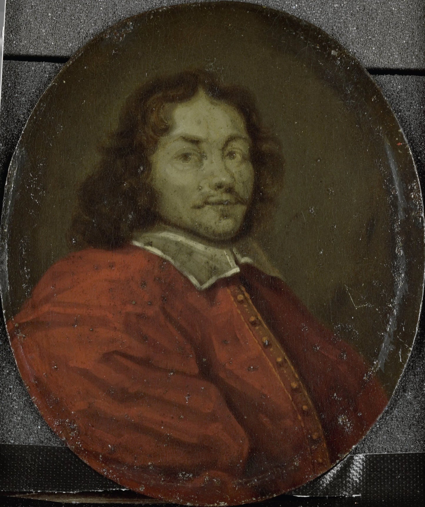 Portrait of Matthijs Gansneb, called Tengnagel, Poet in Amsterdam – Arnoud van Halen Vintage Portrait Art Print | Wall Art Poster