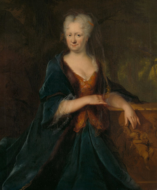 Portrait of Louise Christina Trip, wife of Gerrit Sichterman – Cornelis Troost Vintage Portrait Art Print | Wall Art Poster