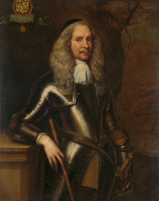 Cornelis van Aerssen (1600-62), Lord of Sommelsdijk, Colonel of Cavalry – Adriaen Hanneman Vintage Portrait Art Print | Wall Art Poster