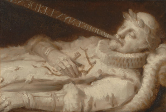Portrait of Willem I (1533-84), called William the Silent, on his deathbed – anonymous Vintage Portrait Art Print | Wall Art Poster