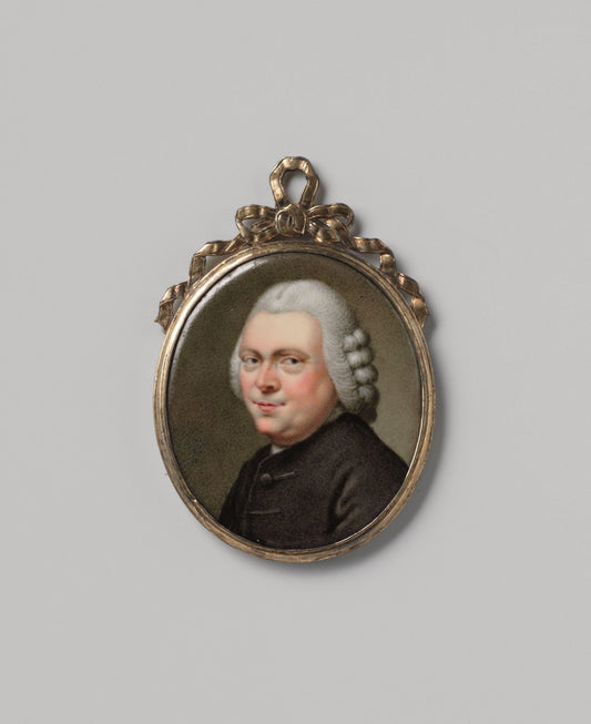 Portret van Cornelis Ploos van Amstel – toegeschreven aan Johann Friedrich Hurter Vintage Self-Portrait Art Print | Wall Art Poster