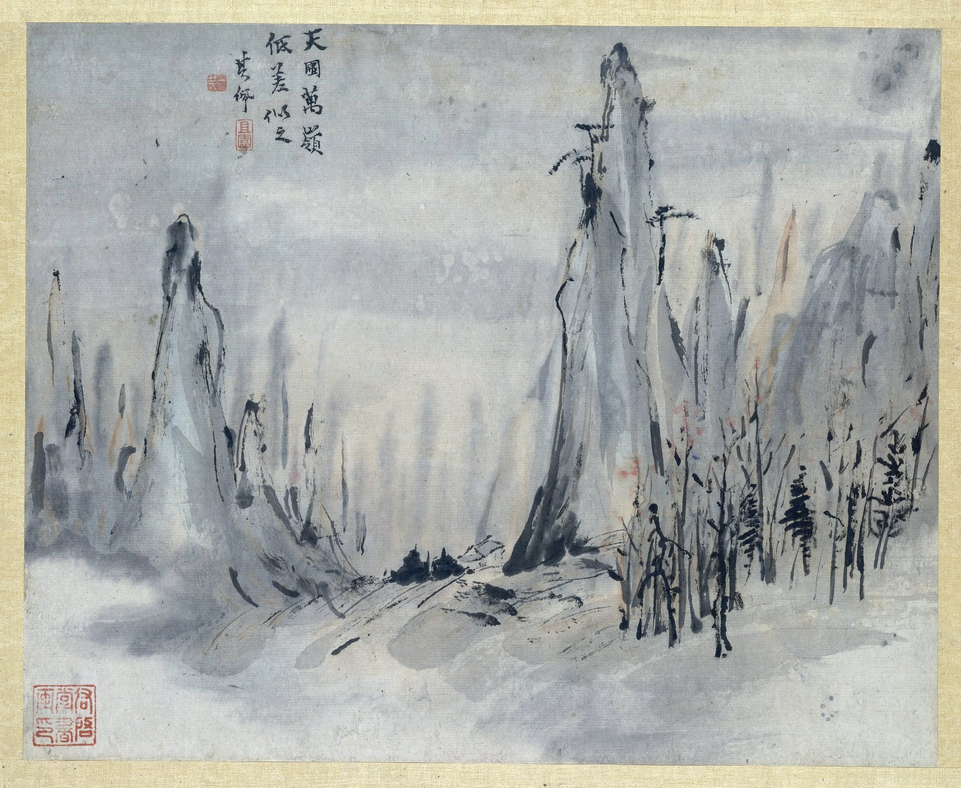 Schildering – Gao Qipei Vintage Art Print | Wall Art Poster