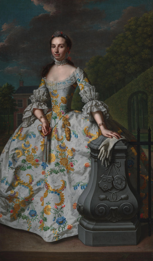 Portrait of Charlotta Beatrix Strick van Linschoten – Mattheus Verheyden Vintage Portrait Art Print | Wall Art Poster