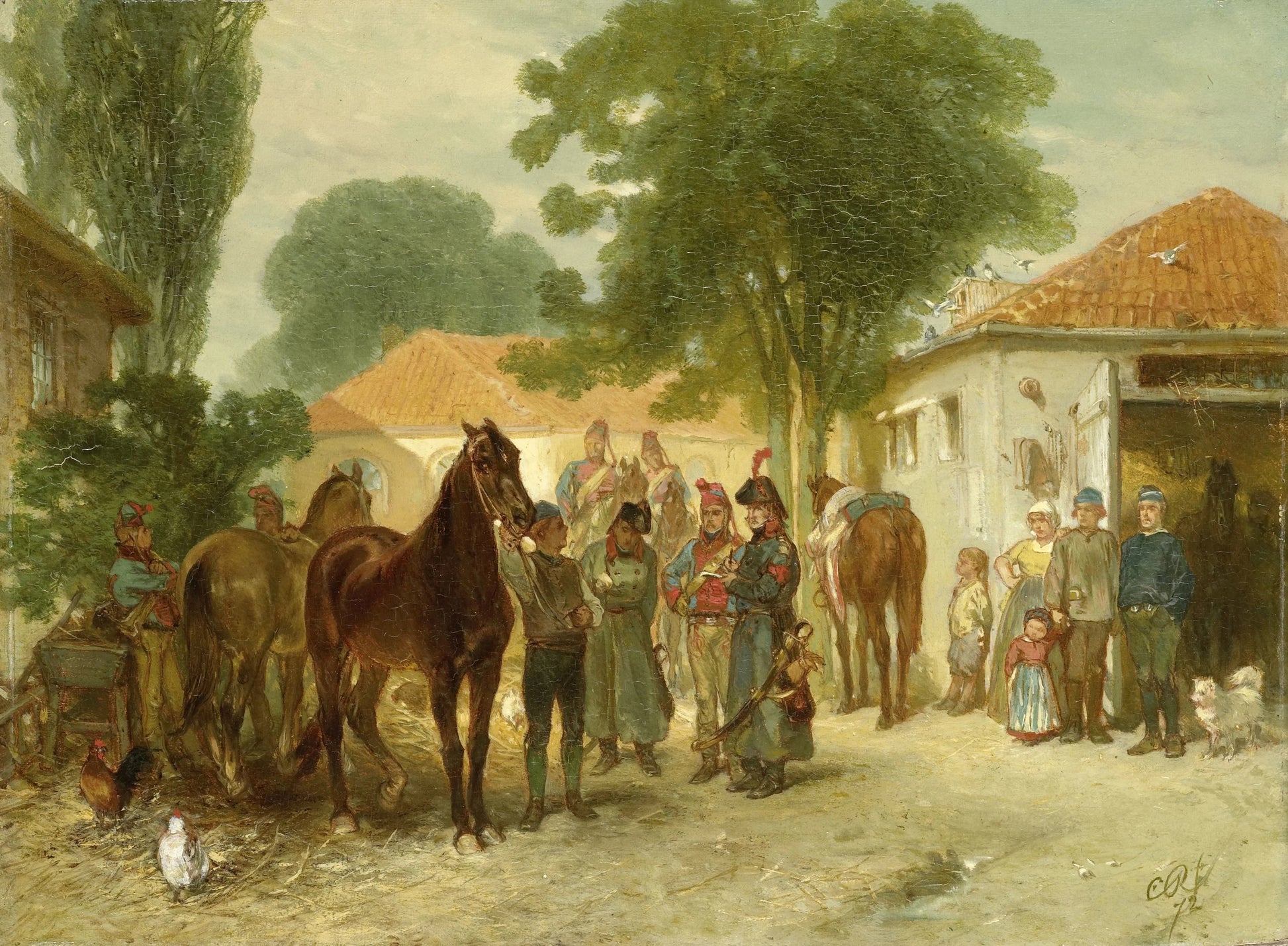 De requisitie – Charles Rochussen Vintage Art Print | Wall Art Poster