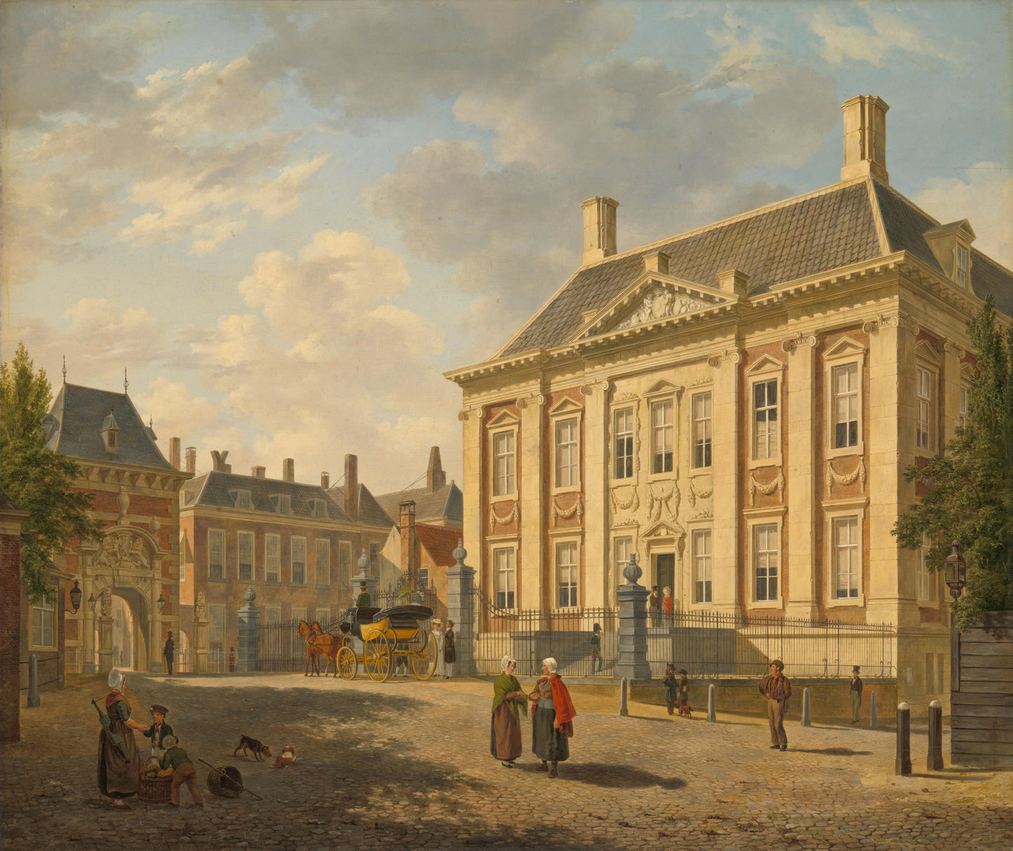 The Mauritshuis in The Hague – Bartholomeus Johannes van Hove Vintage Cityscape Art Print | Wall Art Poster