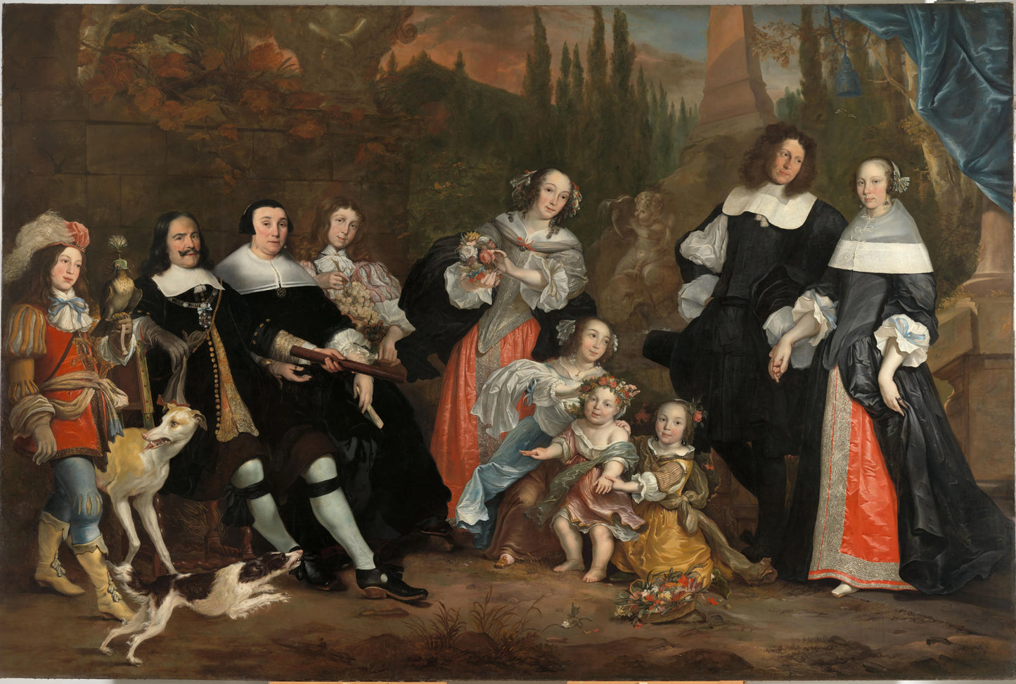 Michiel Adriaenszoon de Ruyter and his Family – Juriaen Jacobsz. Vintage Portrait Art Print | Wall Art Poster
